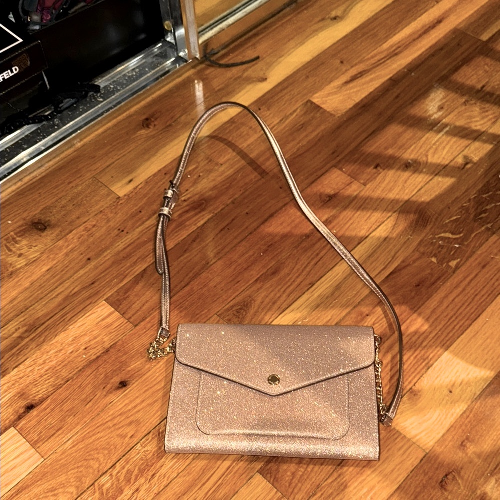 Kate Spade Pink Glitter Crossbody Bag